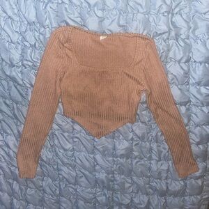 SHEIN BEIGE CROP TOP